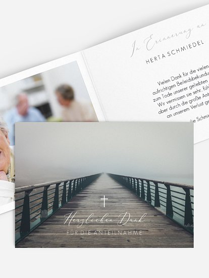 Trauerdanksagung Letzter Weg
