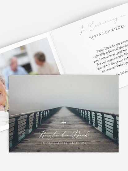 Trauerdanksagung Letzter Weg