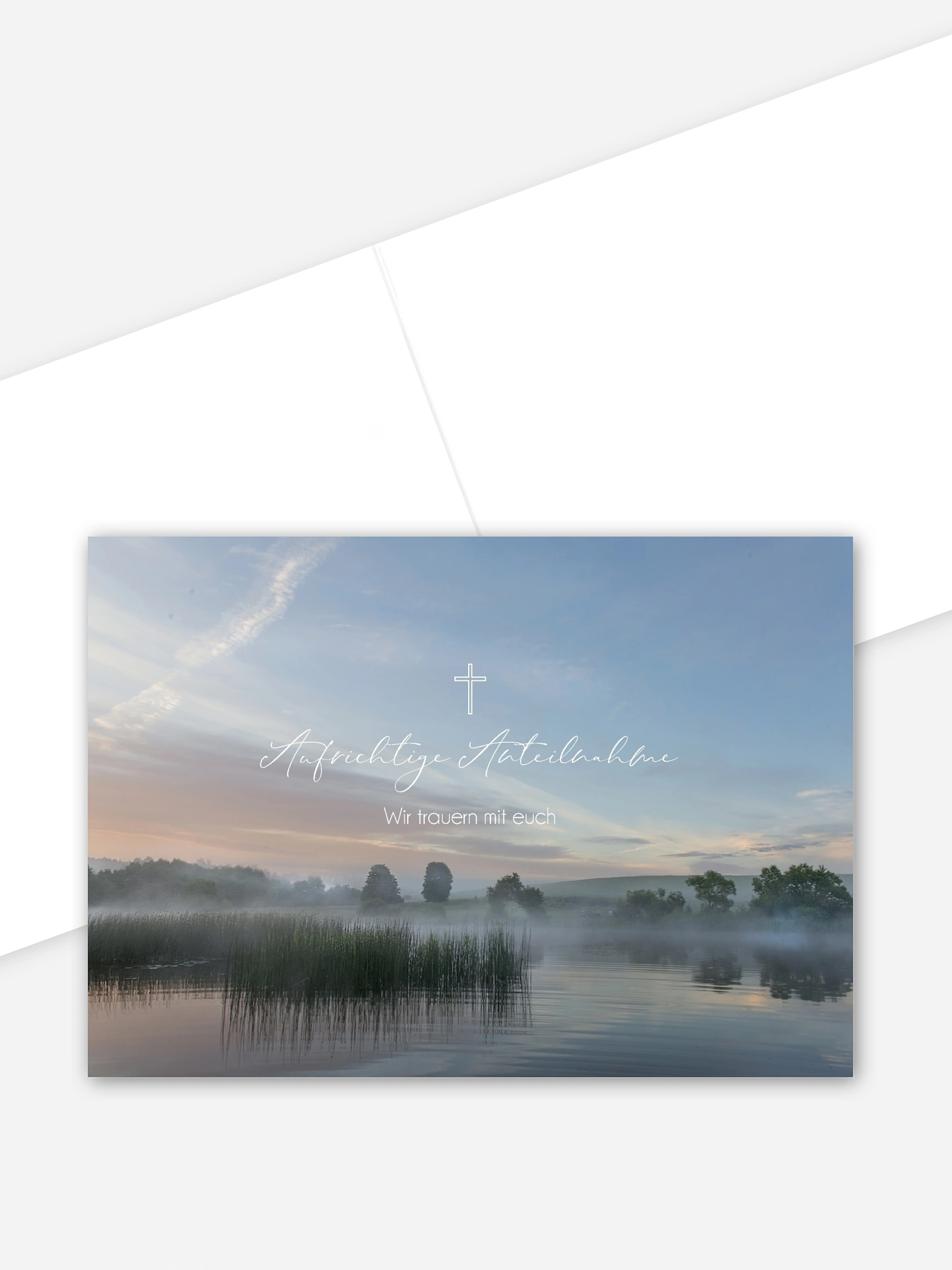 Grußkarte Morgengrau