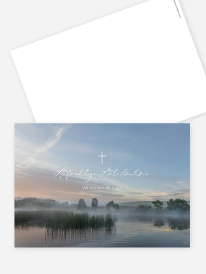 Grußkarte Morgengrau