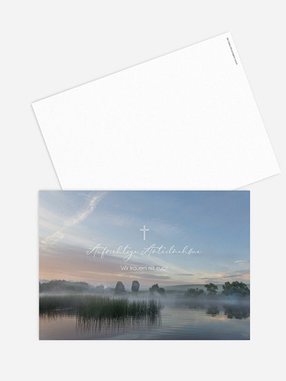 Grußkarte Morgengrau