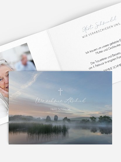 Trauerkarte Morgengrau