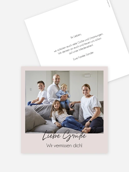 Grußkarte Fotogrüße