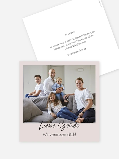 Grußkarte Fotogrüße