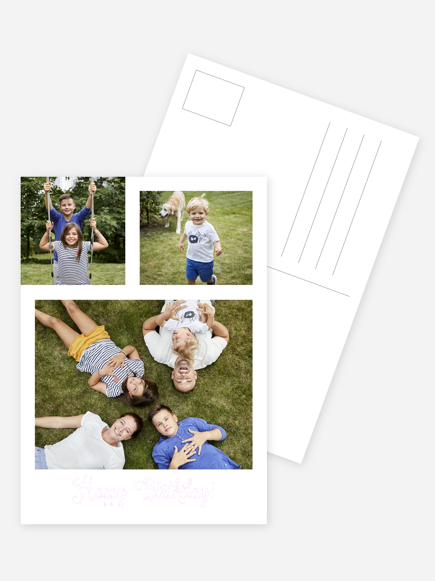 Grußkarte Fotovariation