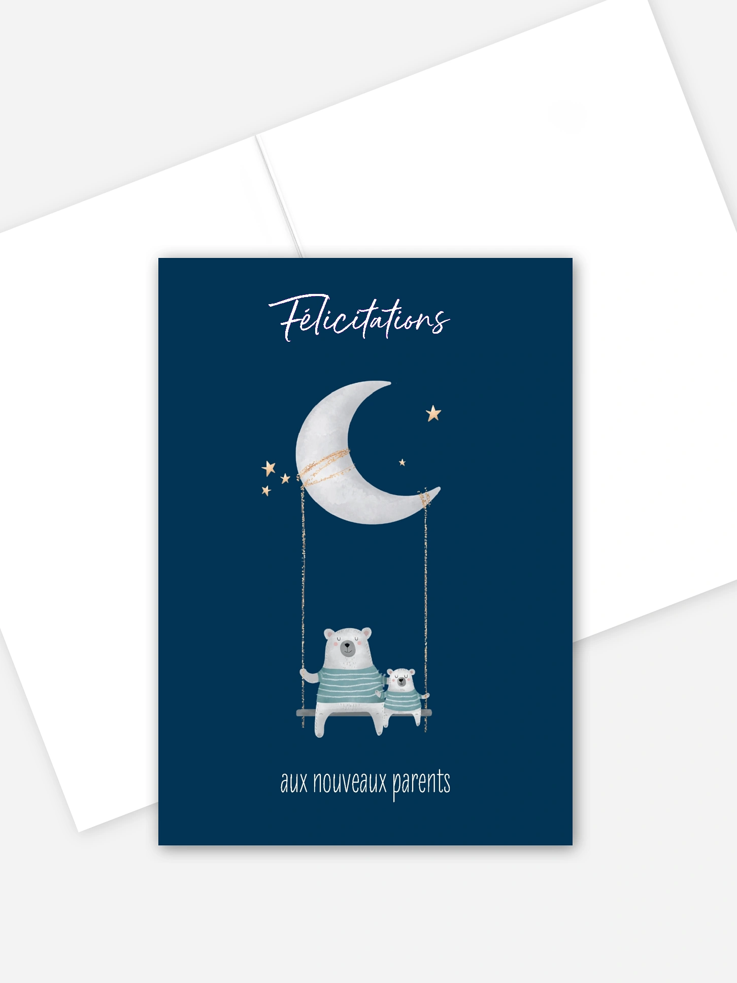 Carte de correspondance Jolie famille