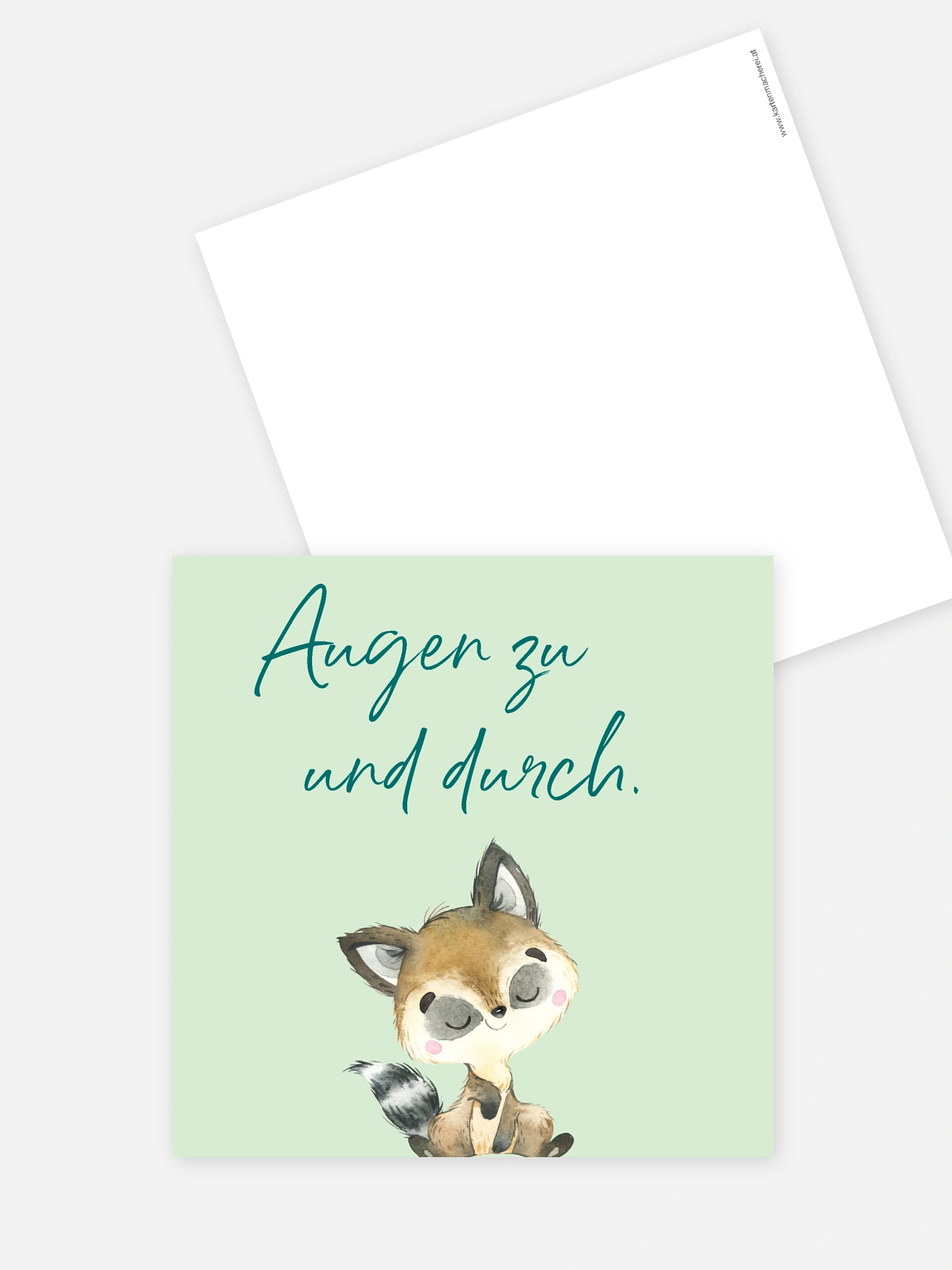 Grußkarte Nur Mut