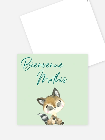 Carte de correspondance Sweet welcome