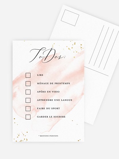 Carte de correspondance ToDos