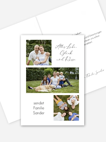 Grußkarte Fotoliebe