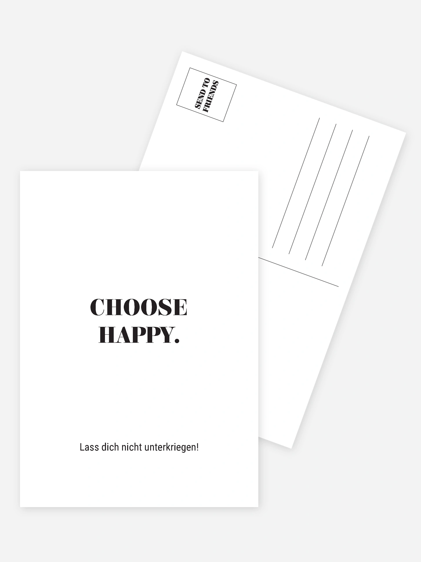 Grußkarte Choose Happy