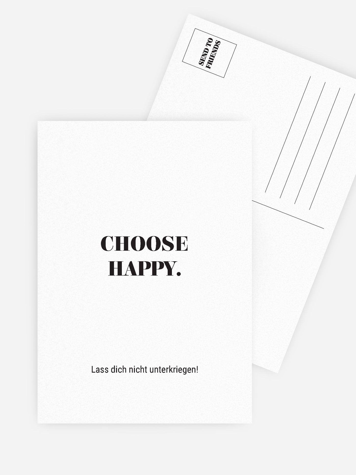 Grußkarte Choose Happy