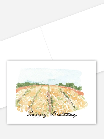 Grußkarte Landschaft