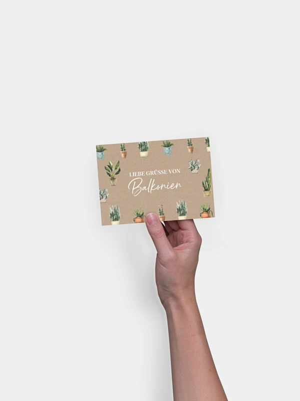 Postkarte Direktversand Urban Jungle