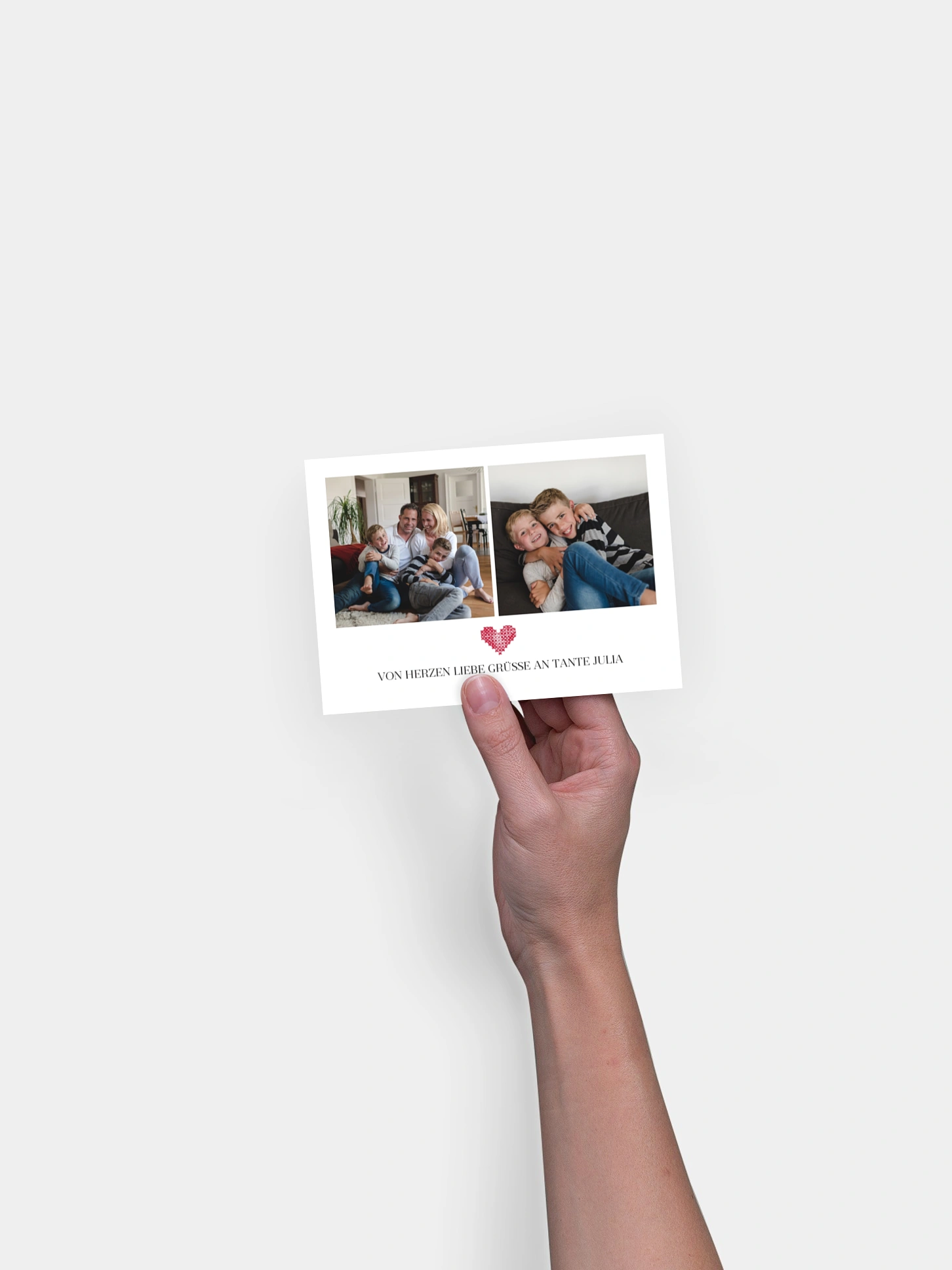 Postkarte Direktversand Herzensgrüße