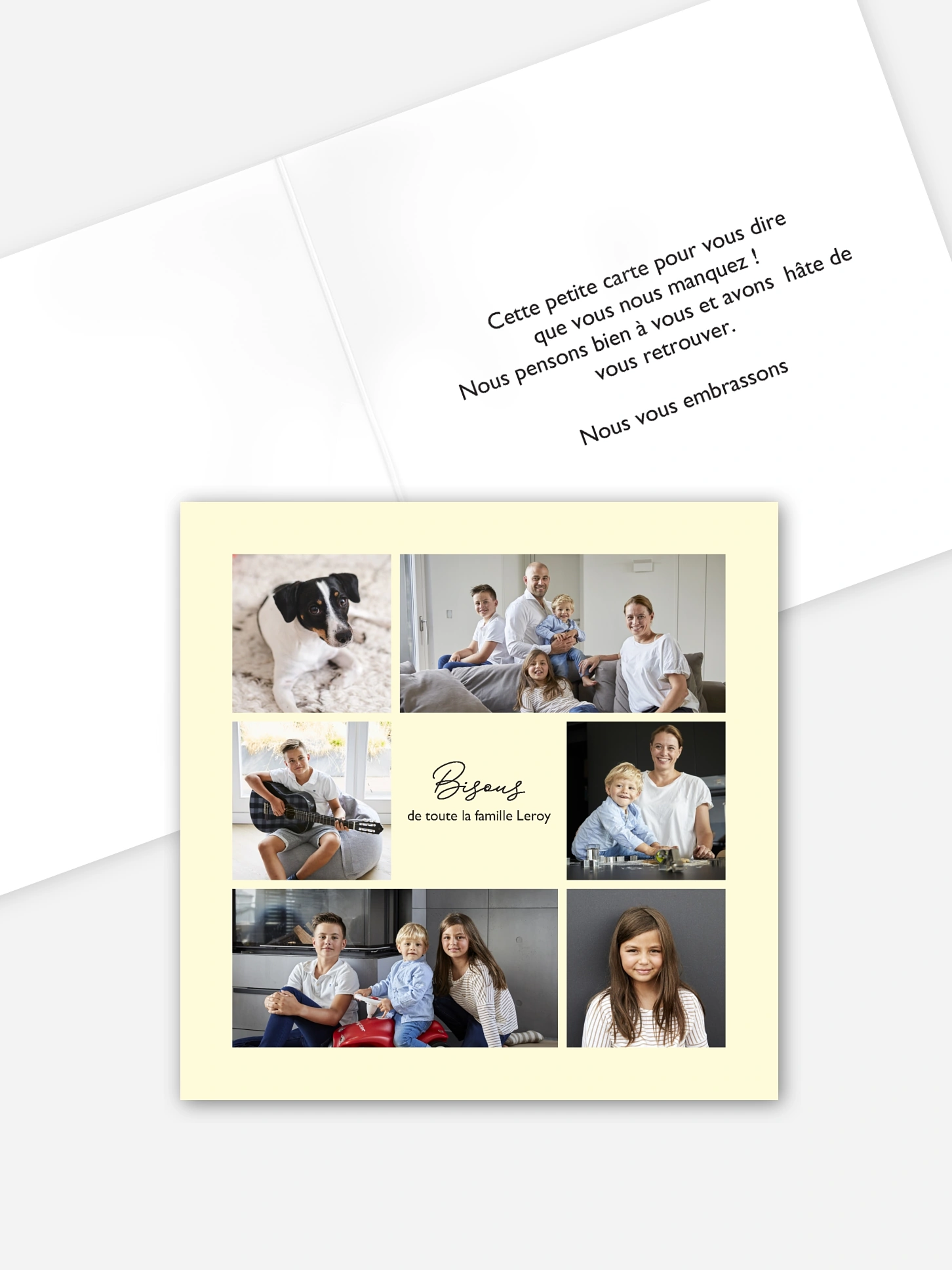 Carte de correspondance Portrait de famille
