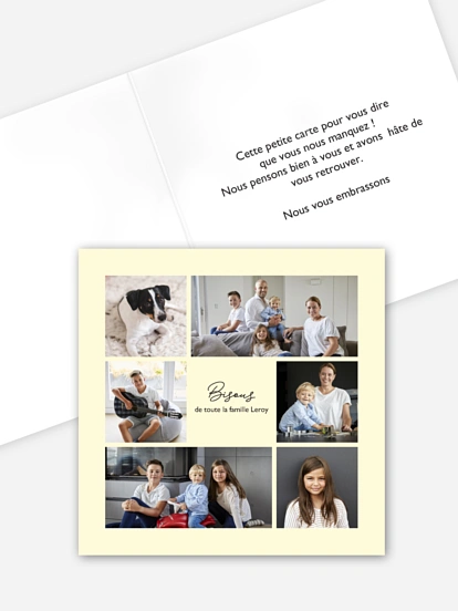 Carte de correspondance Portrait de famille