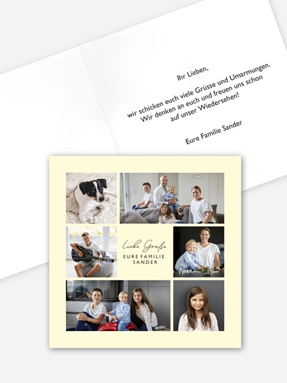 Grußkarte Zusammenhalt