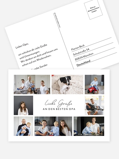 Postkarte Direktversand Zusammenhalt