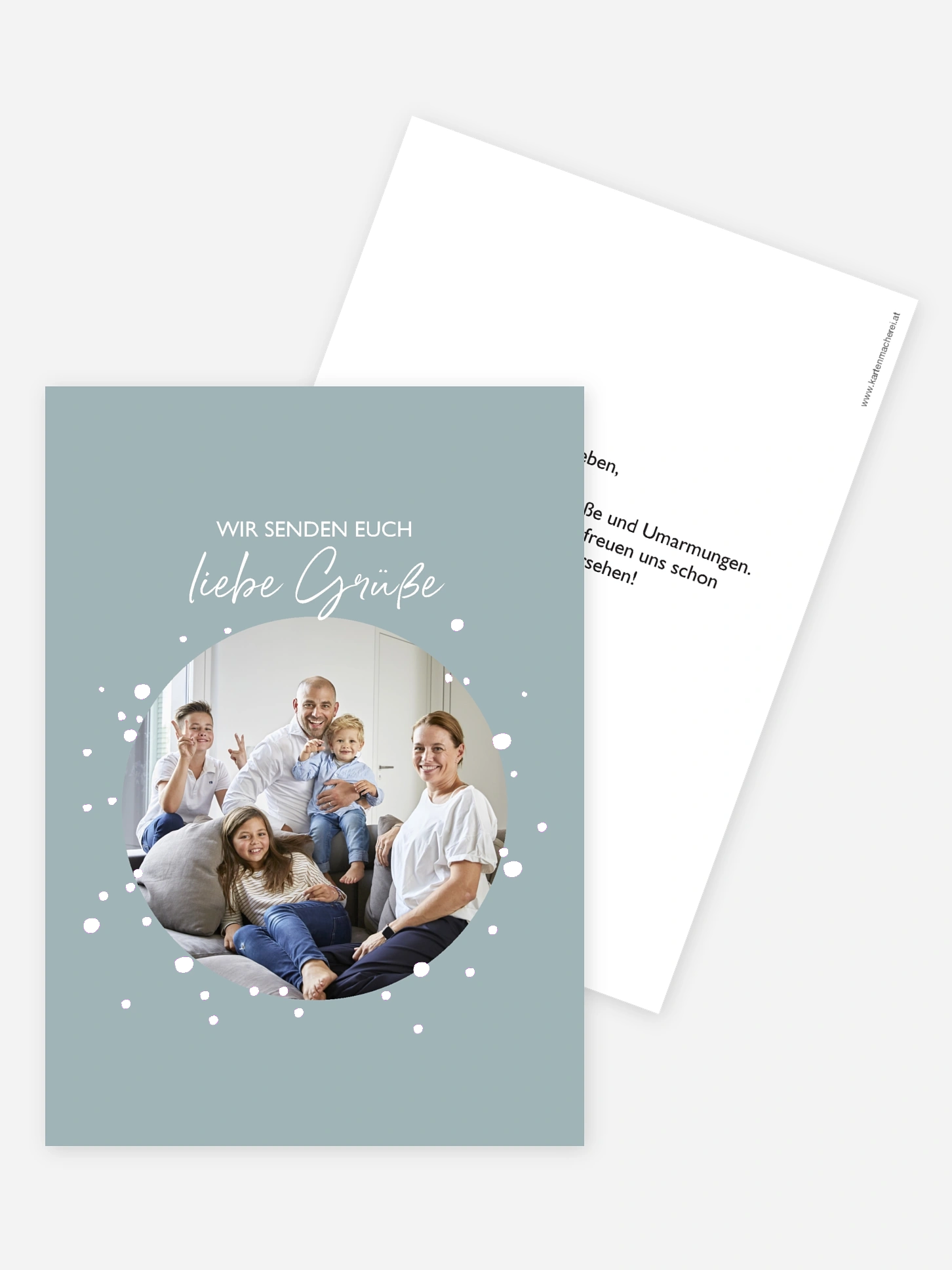 Grußkarte Familienkreis