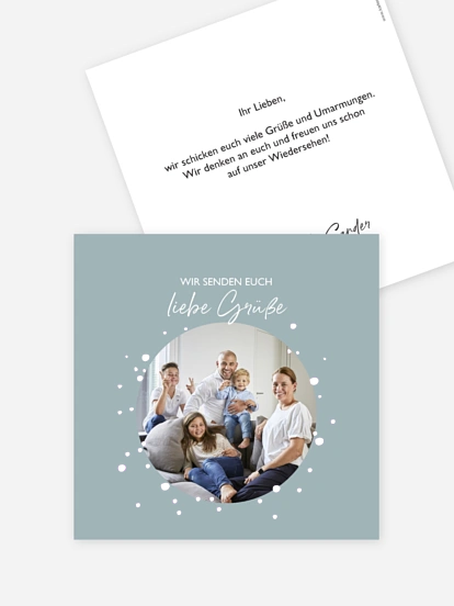 Grußkarte Familienkreis