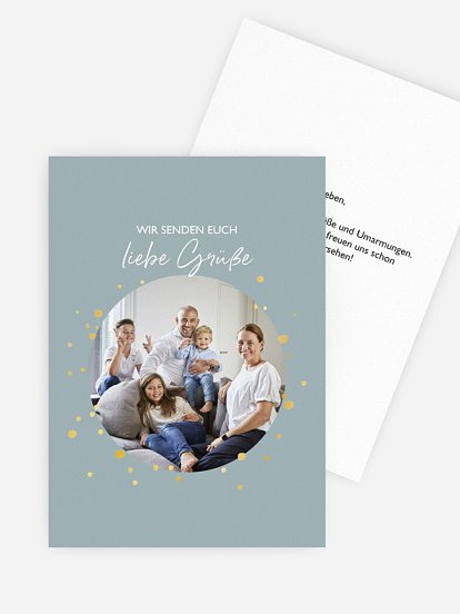 Grußkarte Familienkreis