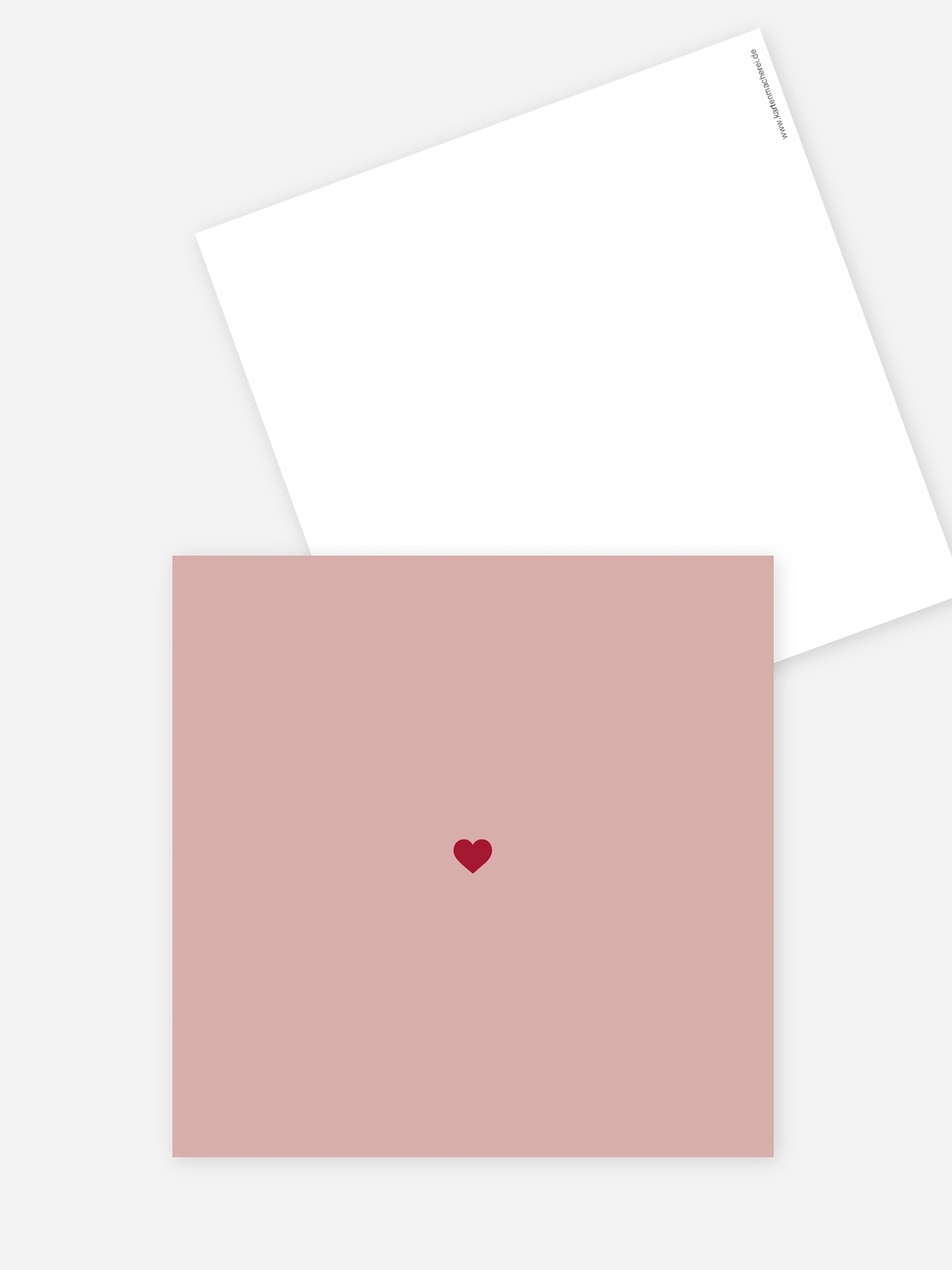 Grußkarte Hearting