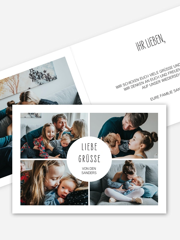 Familien Collage