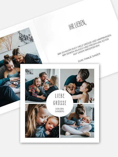 Familien Collage Familien Collage