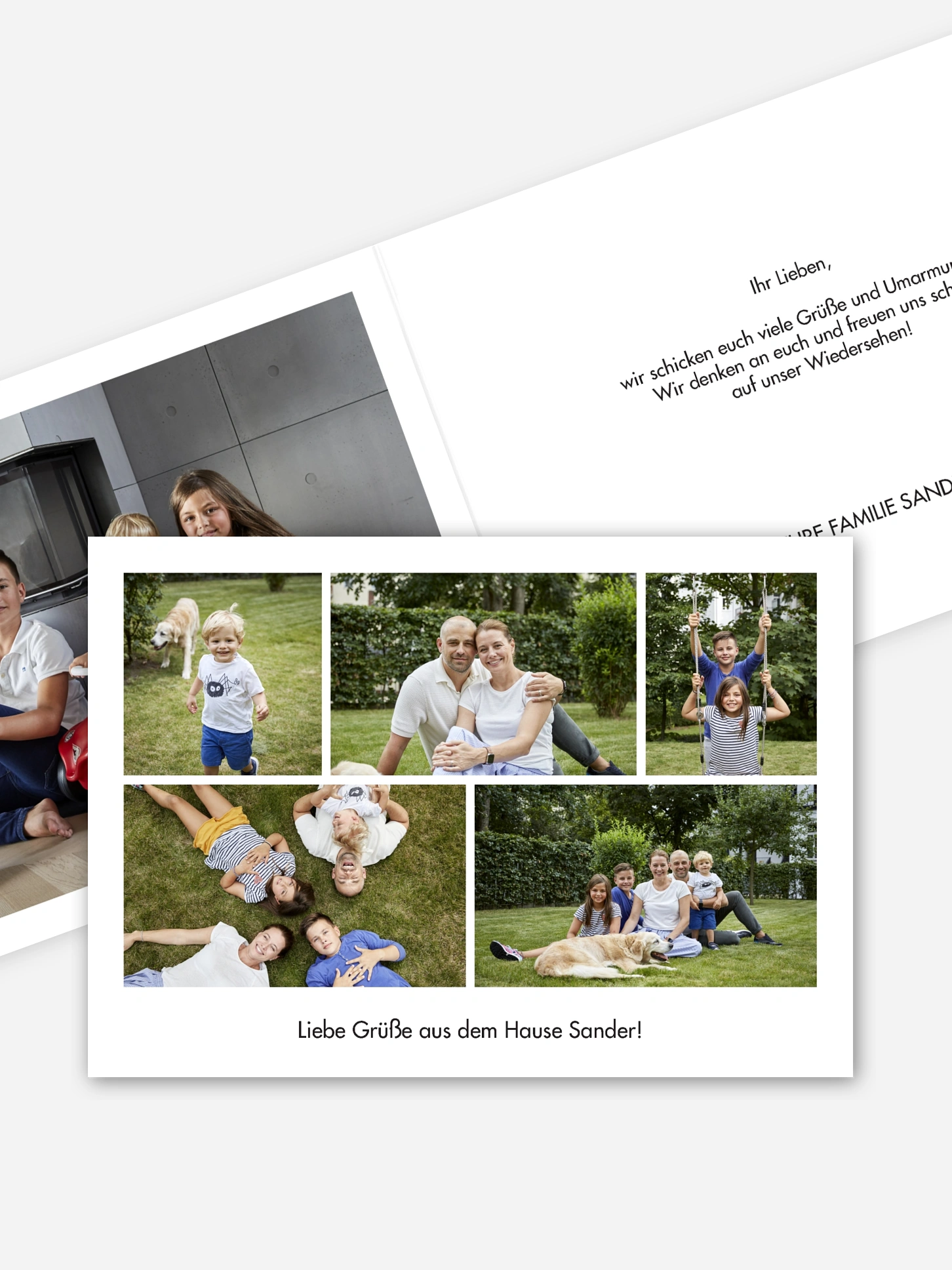 Grußkarte Bilder Mosaik