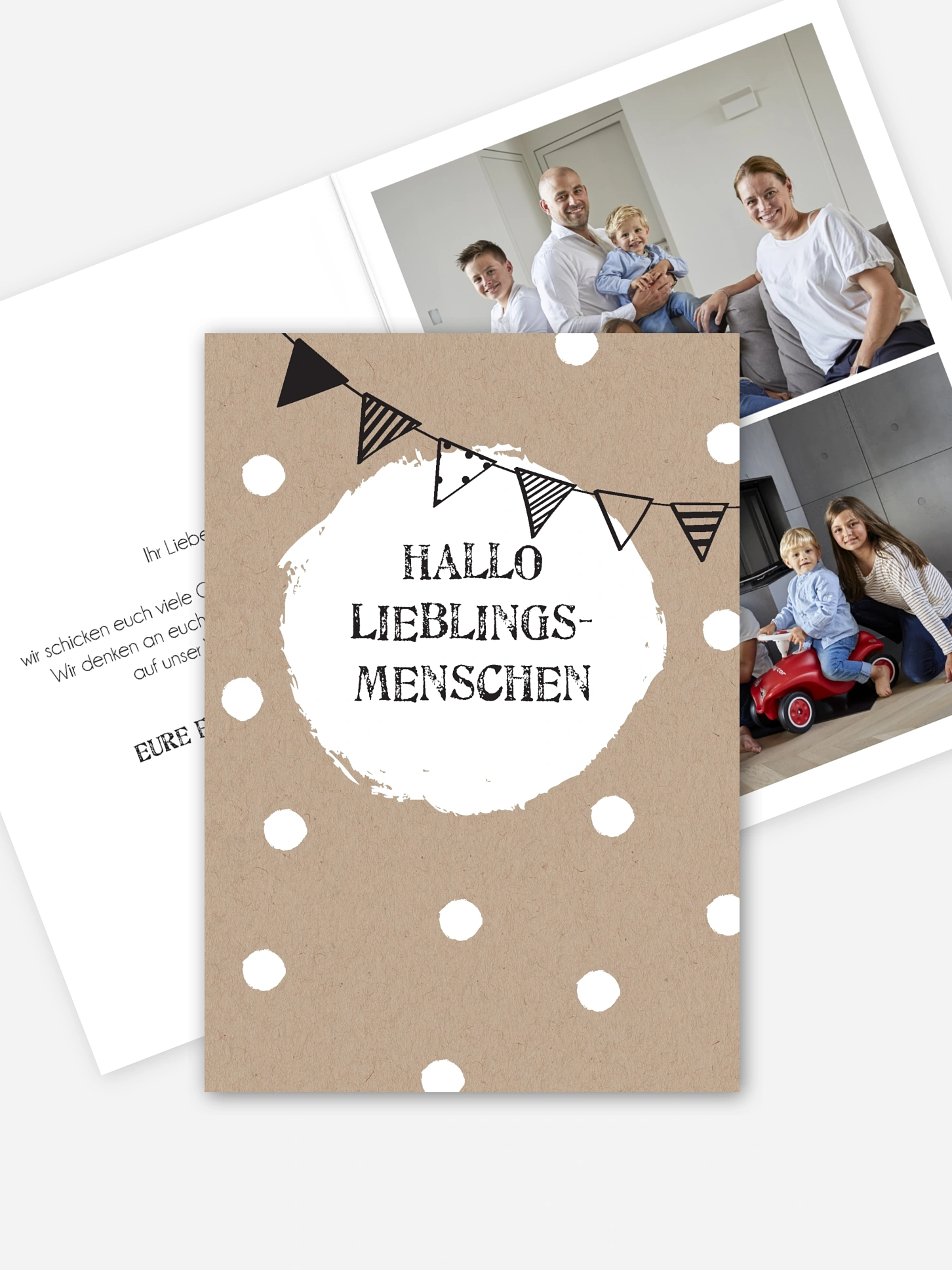 Grußkarte Hallo Lieblingsmensch