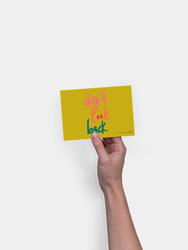 Postkarte Direktversand Don't Look Back
