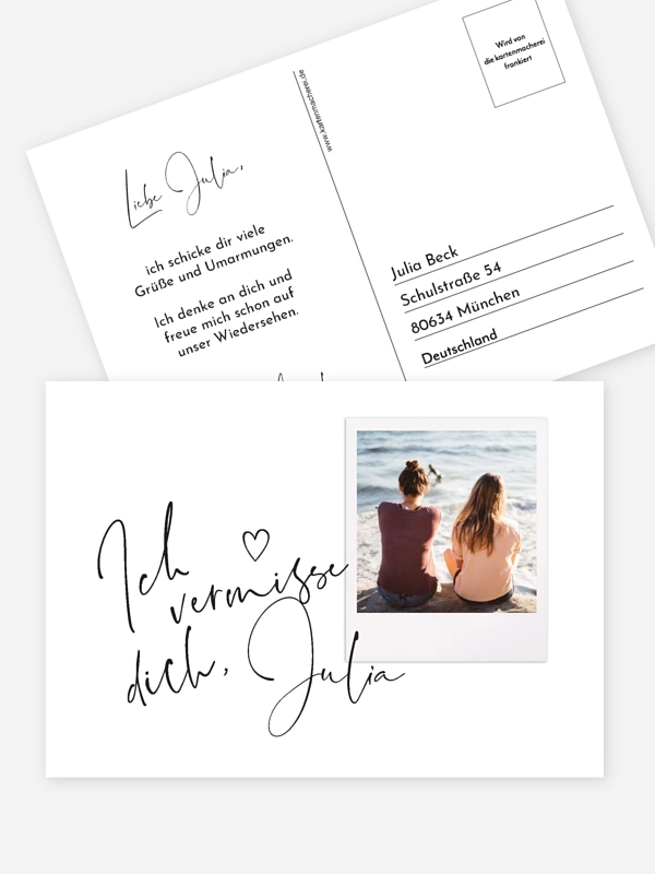 Postkarte Direktversand Sehnsucht