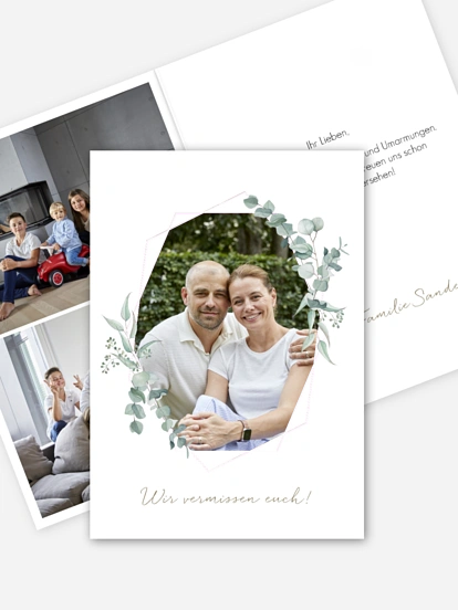 Grußkarte Florale Grüße