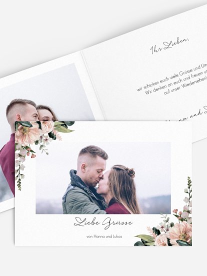 Grußkarte Secret Flower