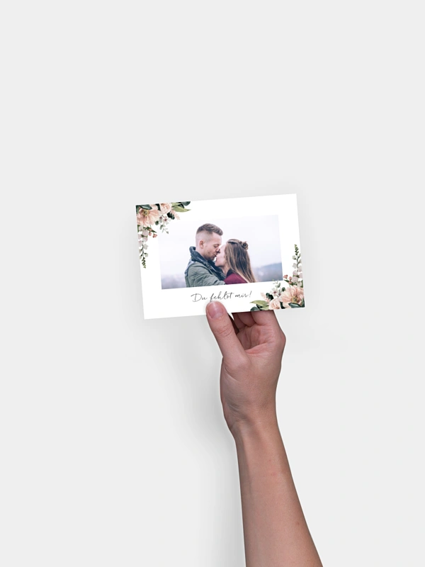 Postkarte Direktversand Secret Flower