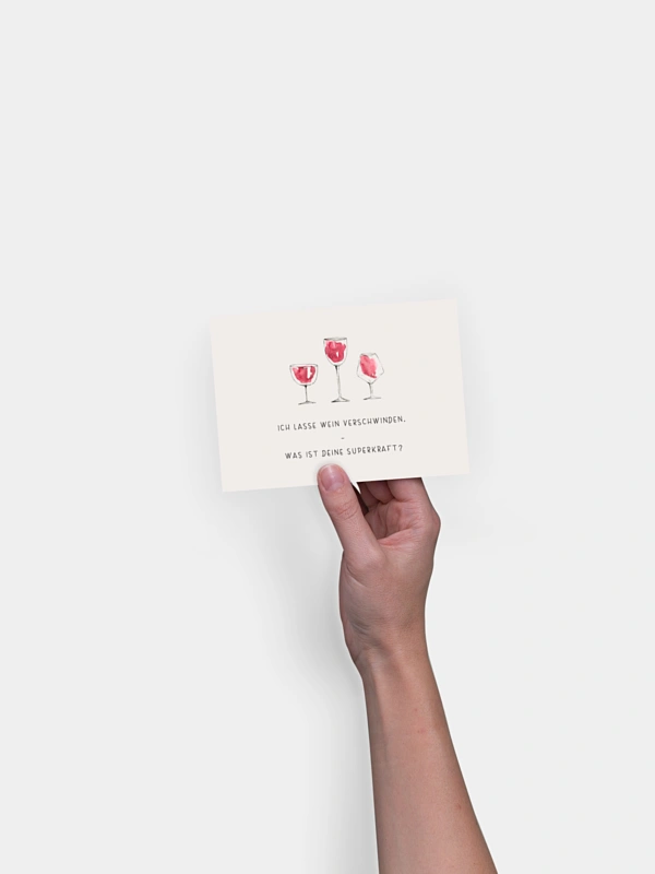 Postkarte Direktversand Superkraft