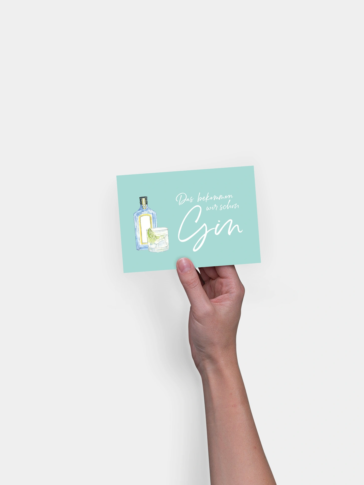 Postkarte Direktversand Gin Time