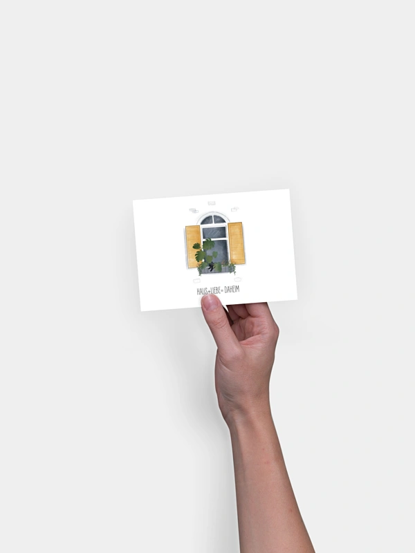 Postkarte Direktversand Daheim Liebe