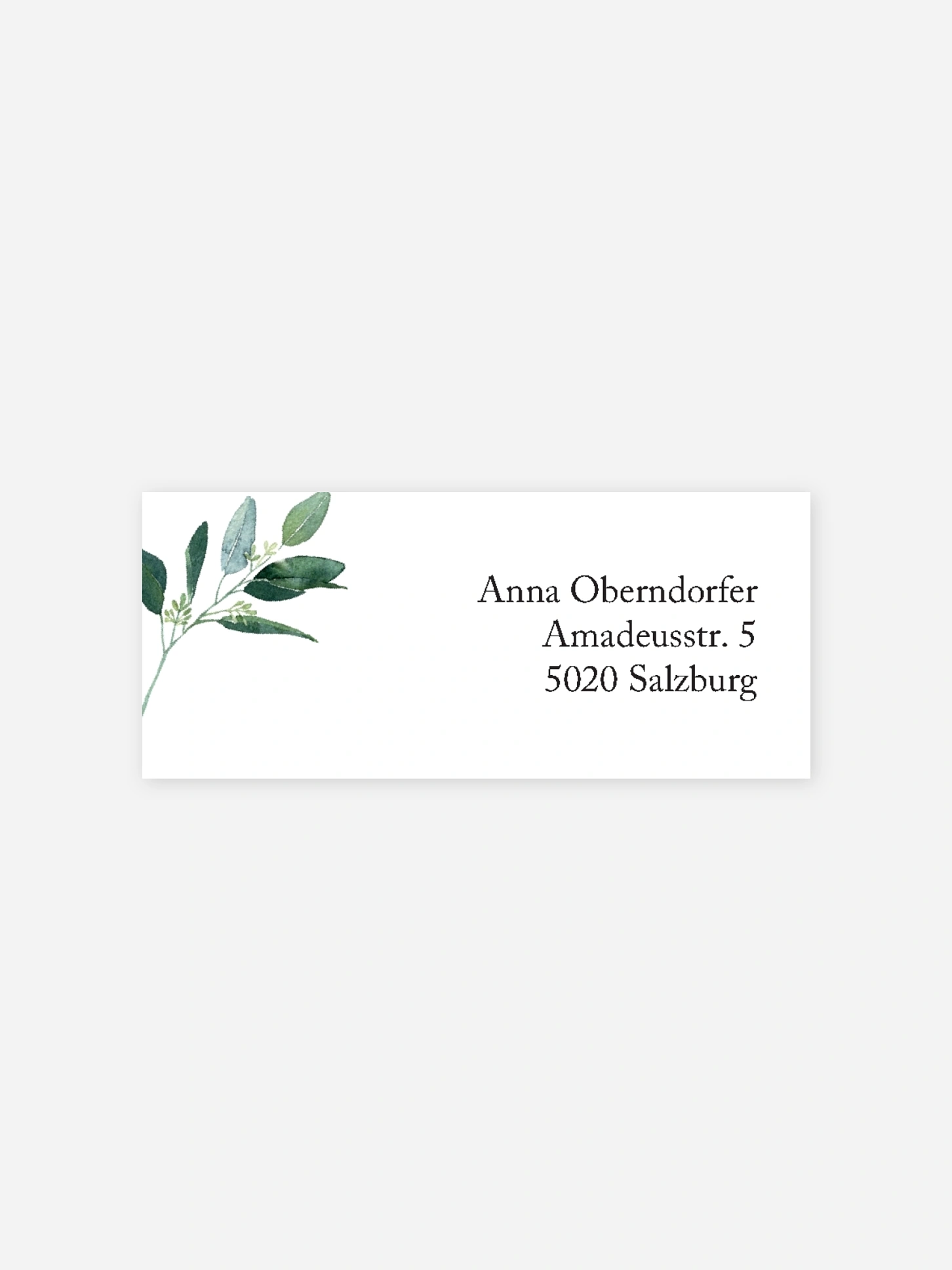 Absenderaufkleber Geburtstag Blumenzahl