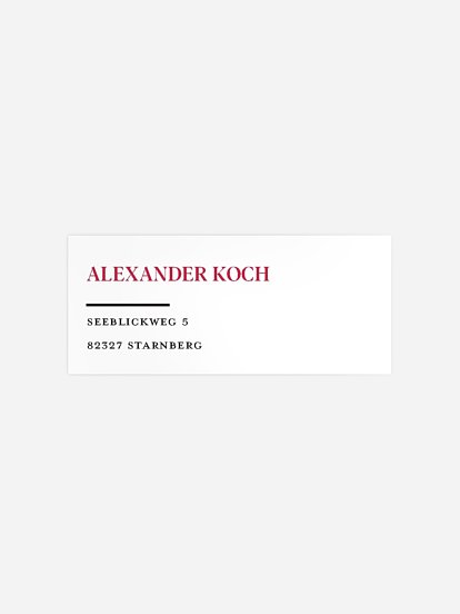 Absenderaufkleber Geburtstag Rocker Magazin