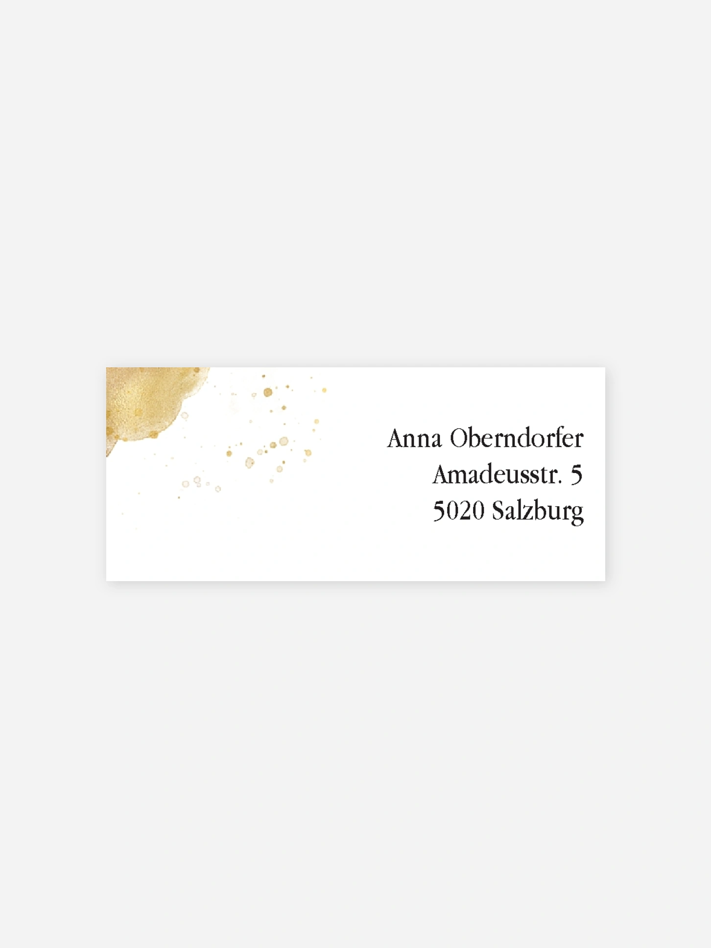 Absenderaufkleber Geburtstag Champagnerglas