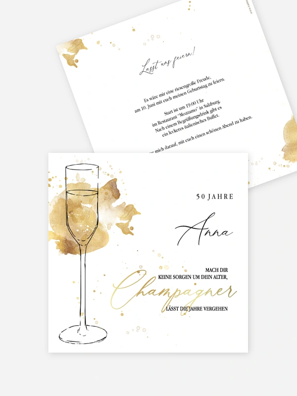 Champagnerglas
