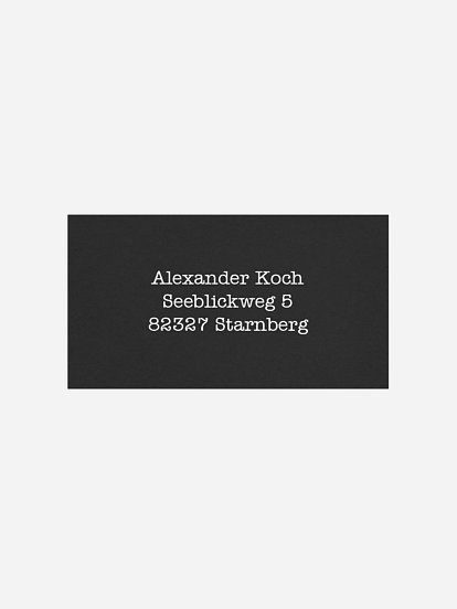 Empfängeraufkleber Geburtstag Motorrad