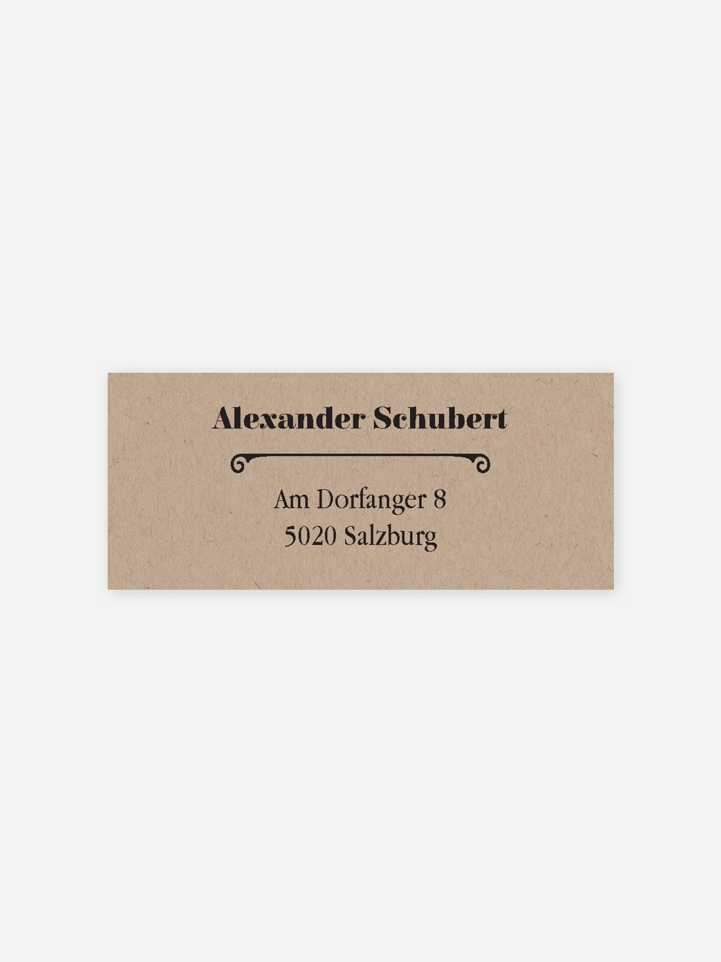 Absenderaufkleber Geburtstag Vintage Jubiläum