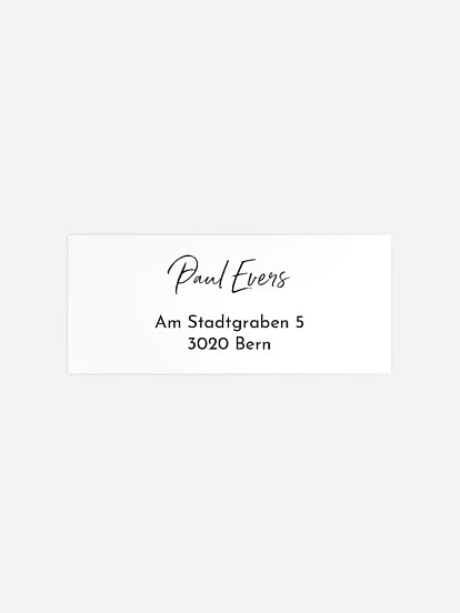 Absenderaufkleber Geburtstag Fotobuch