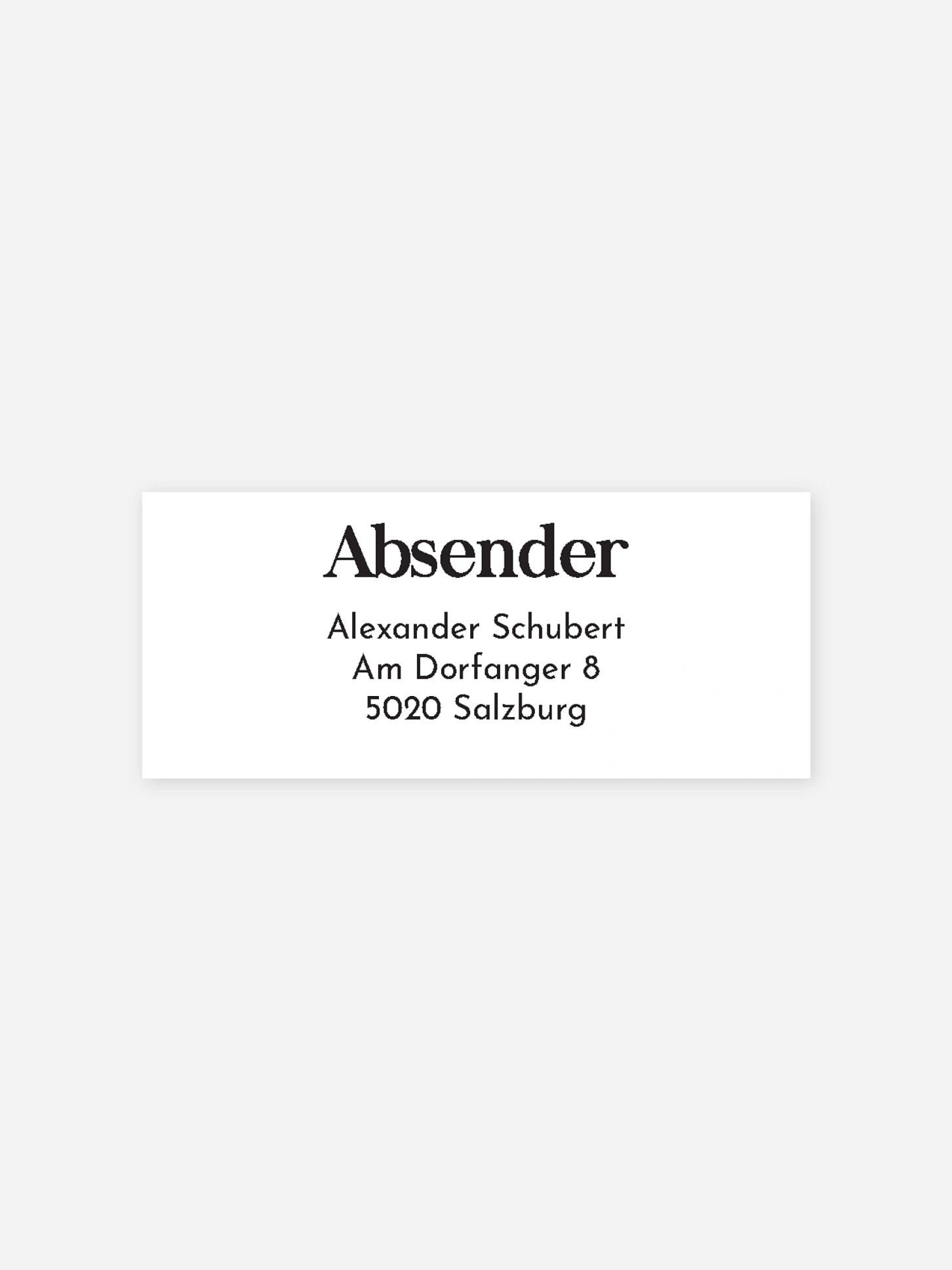 Absenderaufkleber Geburtstag Gin Bottle