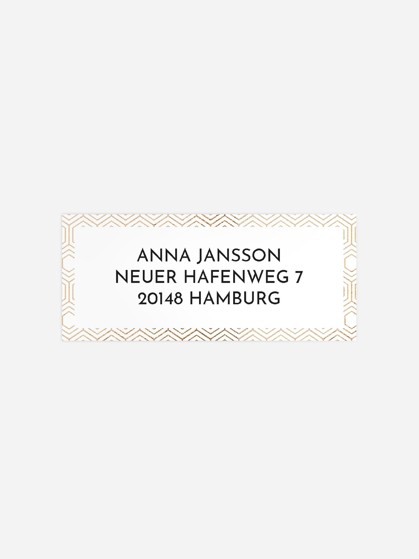 Absenderaufkleber Geburtstag Label