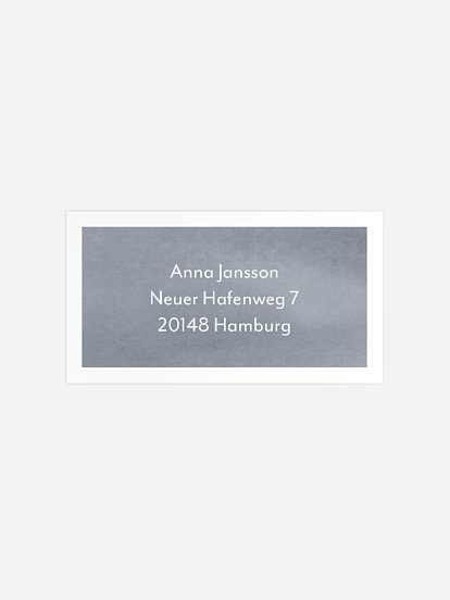 Empfängeraufkleber Geburtstag Gincredible