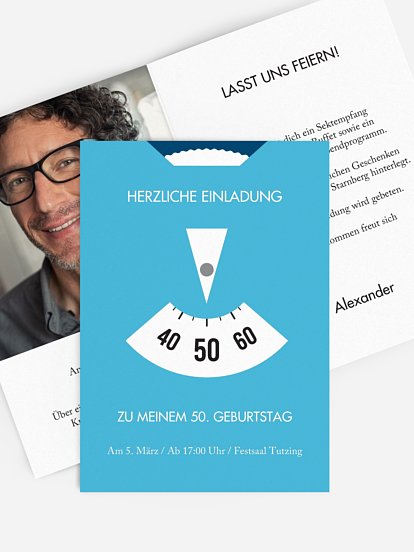 100 X Flache Karte Einladungskarten 18 Geburtstag